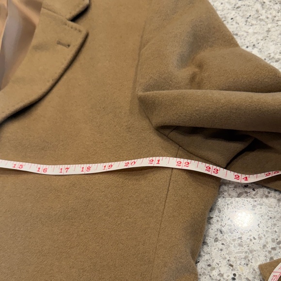 Lauren Ralph Lauren Men's Tan/Beige Long Coat Overcoat 42R Wool/Cashmere/Nylon - Picture 4 of 8